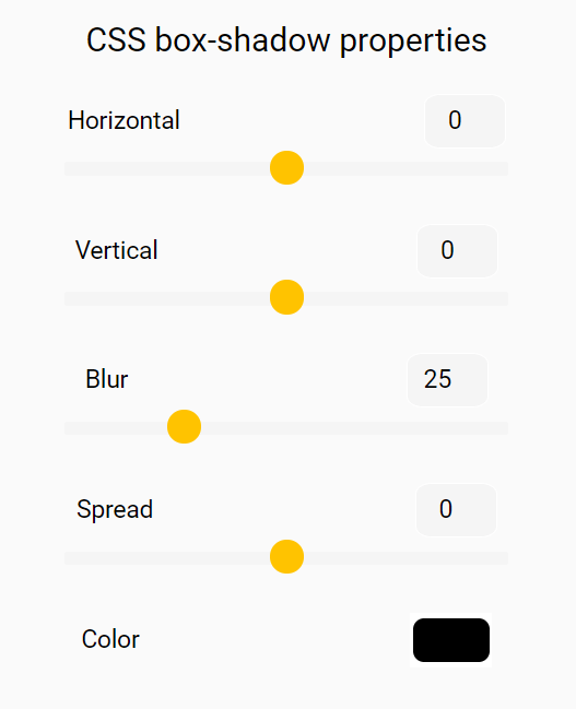 CSS Box Shadow Generator In jQuery Free jQuery Plugins